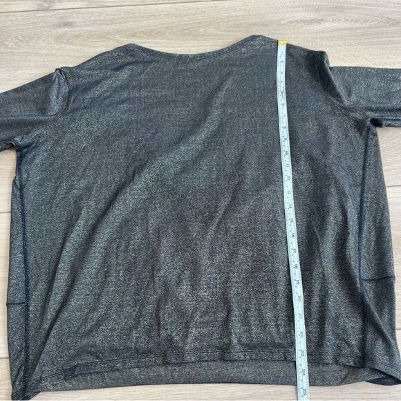 Lululemon Special Edition Back In Action Long Sleeve Shirt Black Spark Metallic - Picture 9 of 11
